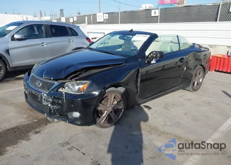 2012 Lexus Is 250C from USA, damaged, VIN JTHFF2C22C2525988